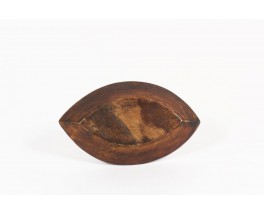 Trinket bowl in teak free form 1950