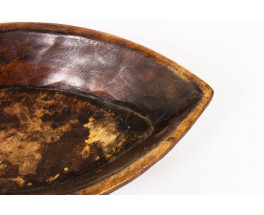 Trinket bowl in teak free form 1950