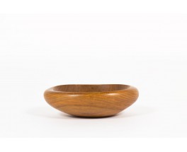 Trinket bowl in teak brutalist design 1950