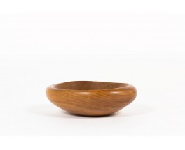 Trinket bowl in teak brutalist design 1950