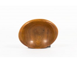 Trinket bowl in teak brutalist design 1950