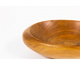 Trinket bowl in teak brutalist design 1950