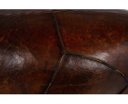 Dimitri Omersa rhinoceros brown leather 1960