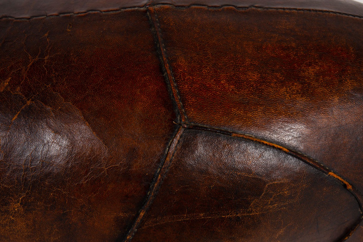 Dimitri Omersa rhinoceros brown leather 1960