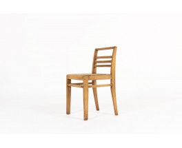 Rene Gabriel chairs model Caillebotis 1950 set of 6