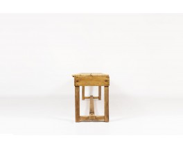 Console table large model in pine 1950
