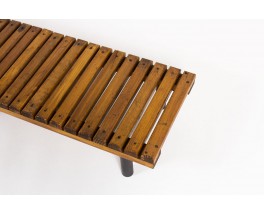 Bench in metal and ash slat 1950