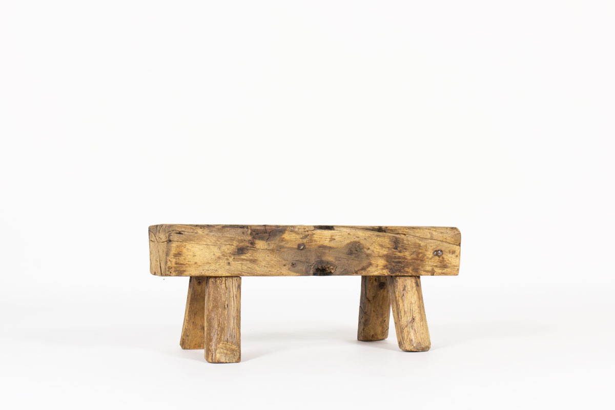 Petit Banc en Bois Résineux, 1950s en vente sur Pamono