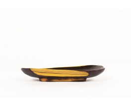 Trinket bowl in Macassar ebony 1950