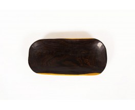 Trinket bowl in Macassar ebony 1950