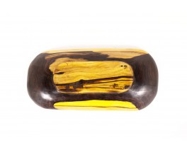 Trinket bowl in Macassar ebony 1950