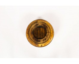 Trinket bowl fruit basket in solid pine 1950