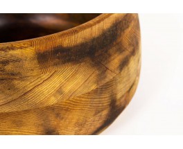 Trinket bowl fruit basket in solid pine 1950