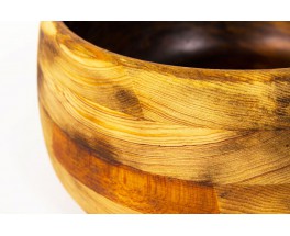 Trinket bowl fruit basket in solid pine 1950