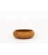 Round trinket bowl small model in solid teak 1950