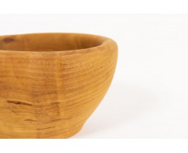 Round trinket bowl small model in elm 1950