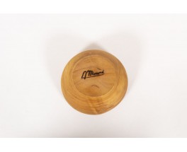 Round trinket bowl small model in elm 1950