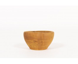 Round trinket bowl small model in elm 1950