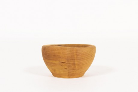 Round trinket bowl small model in elm 1950