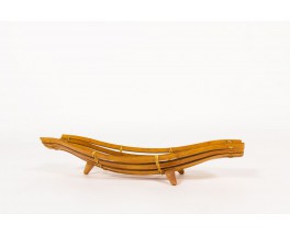 Fruit bowl in bamboo and rattan 1950