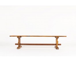 Banc en peroba design bresilien 1950