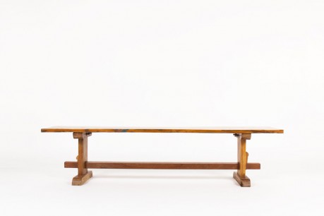 Banc en peroba design bresilien 1950
