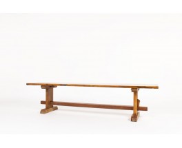 Banc en peroba design bresilien 1950