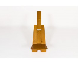 Alain Gaubert armchairs in oak 1980 set of 2