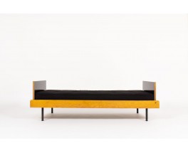 Roger Fatus daybed oak laminate and metal 1950