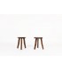 Olavi Hanninen stools in elm edition Mikko Nupponen 1950 set of 2