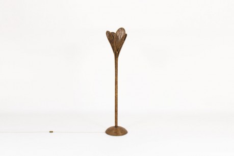 Floor lamp in rattan 1950