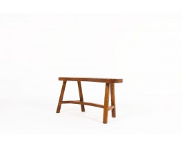 Bench in elm small model brutalist design 1950