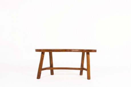 Bench in elm small model brutalist design 1950