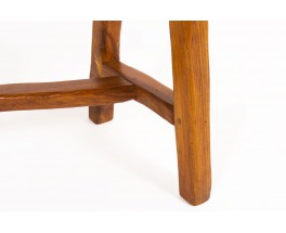 Bench in elm small model brutalist design 1950