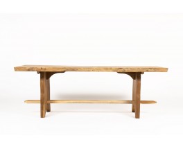 Dining table in acacia 1950