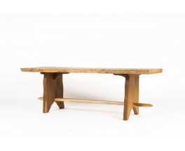 Dining table in acacia 1950