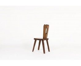 Olavi Hanninen chairs in elm edition Mikko Nupponen 1960 set of 6