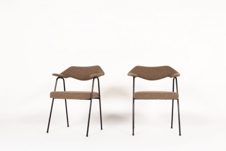 Fauteuils Robin Day modèle 675 édition Airborne 1950 set de 2