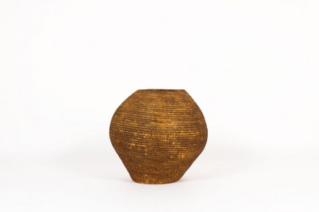 Flowerpot in rye and straw large model