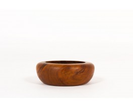 Trinket bowl small model in walnut 1950