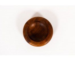 Trinket bowl small model in walnut 1950