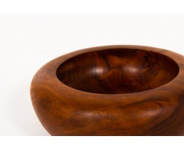Trinket bowl small model in walnut 1950