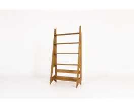 Pierre Cruege shelving unit in oak 1950