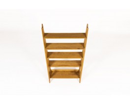 Pierre Cruege shelving unit in oak 1950