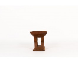 Stool in wood African design 1950