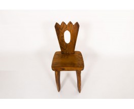 Olavi Hanninen chairs in elm edition Mikko Nupponen 1960 set of 4