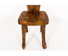 Olavi Hanninen chairs in elm edition Mikko Nupponen 1960 set of 4