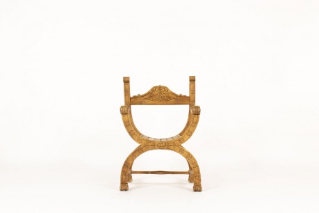 Fauteuil Dagobert en chêne 1950