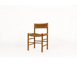 Chairs model Dordogne in ash edition Sentou 1950 set of 6