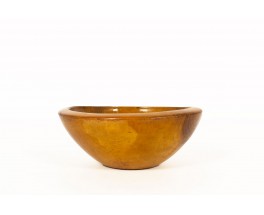 Wood bowl with Moroccan design 1950